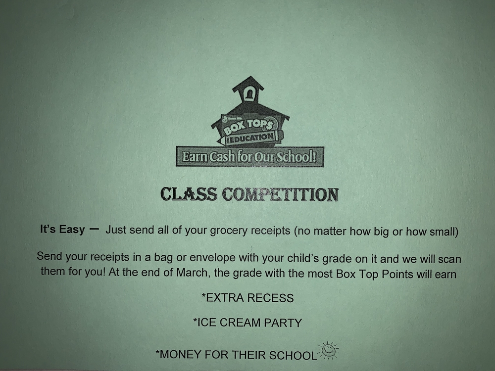 Receipt ~Class Competition 