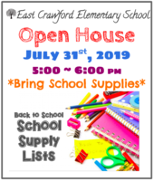 Open House July 31st 5:00