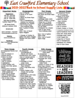 School Supply Lists
