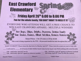 🎪Spring Carnival FRIDAY, April 26th 6:00-8:00