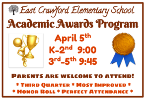 Awards Program April 5th
