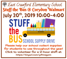 Stuff the Bus @ Corydon Walmart
